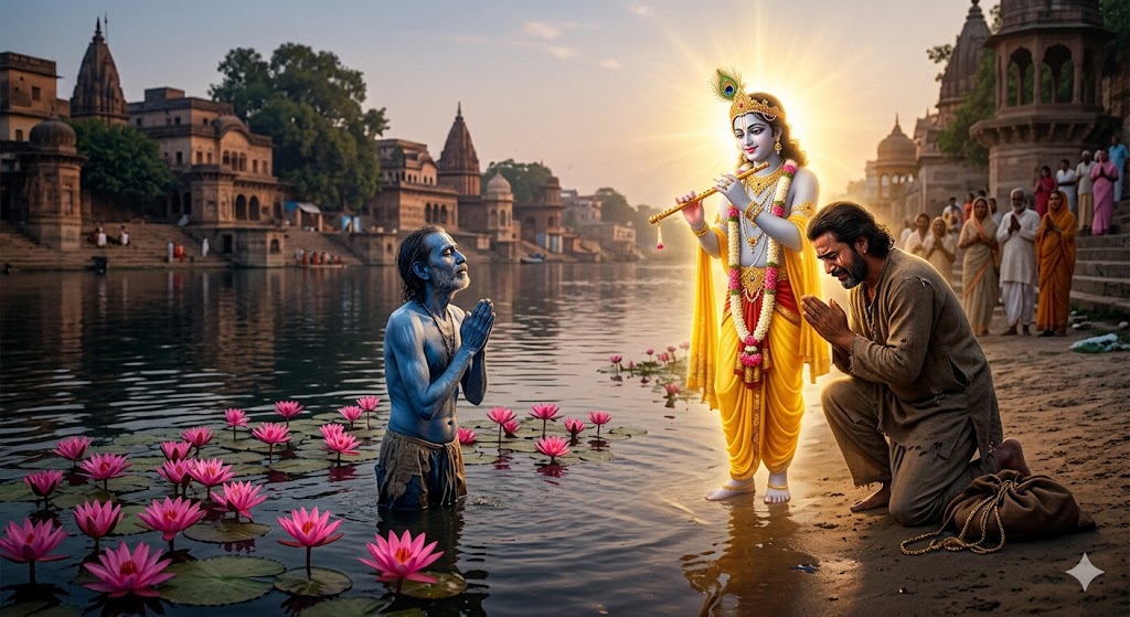 भक्त, ठग और भगवान: यमुना तट की वह दिव्य लीला जिसने एक धोखेबाज़ को संत बना दिया