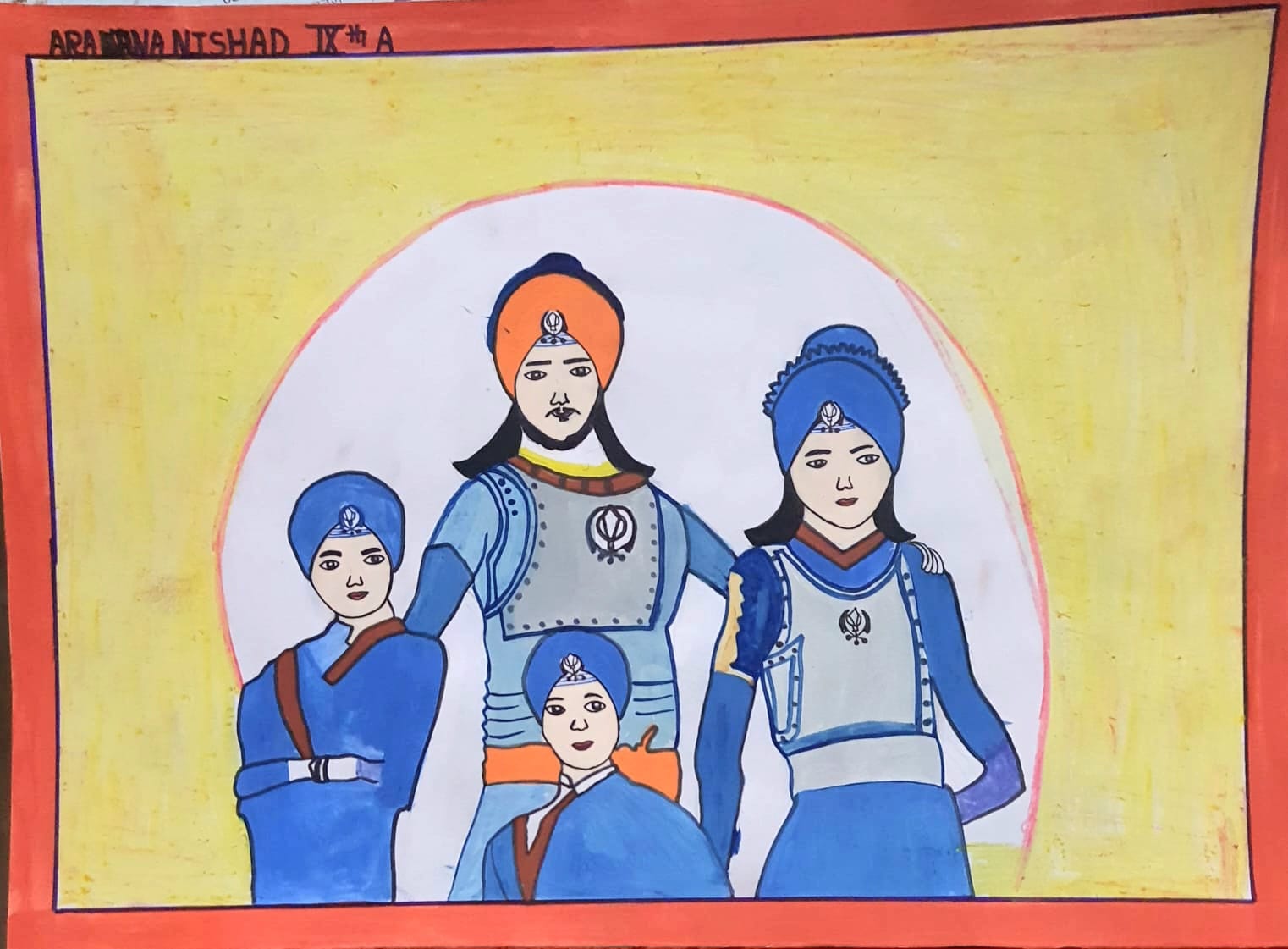 Share Charity UK - Here is the front page of Share Charity's Chardikala  book! Includes the Sangat Family, characters from the Why Am I Here Kids  book! This book explores how to