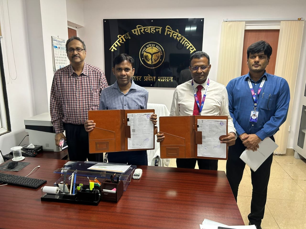 UP Urban Transport and SBI Sign MoU for NCMC: Making Commutes Cashless and Contactless