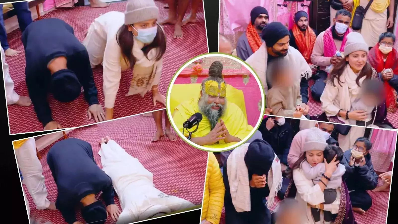 विराट कोहली और बॉलीवुड स्टार एक्ट्रेस अनुष्का शर्मा ऑस्ट्रेलिया से लौटते ही पहुंचे वृंदावन&nbsp;