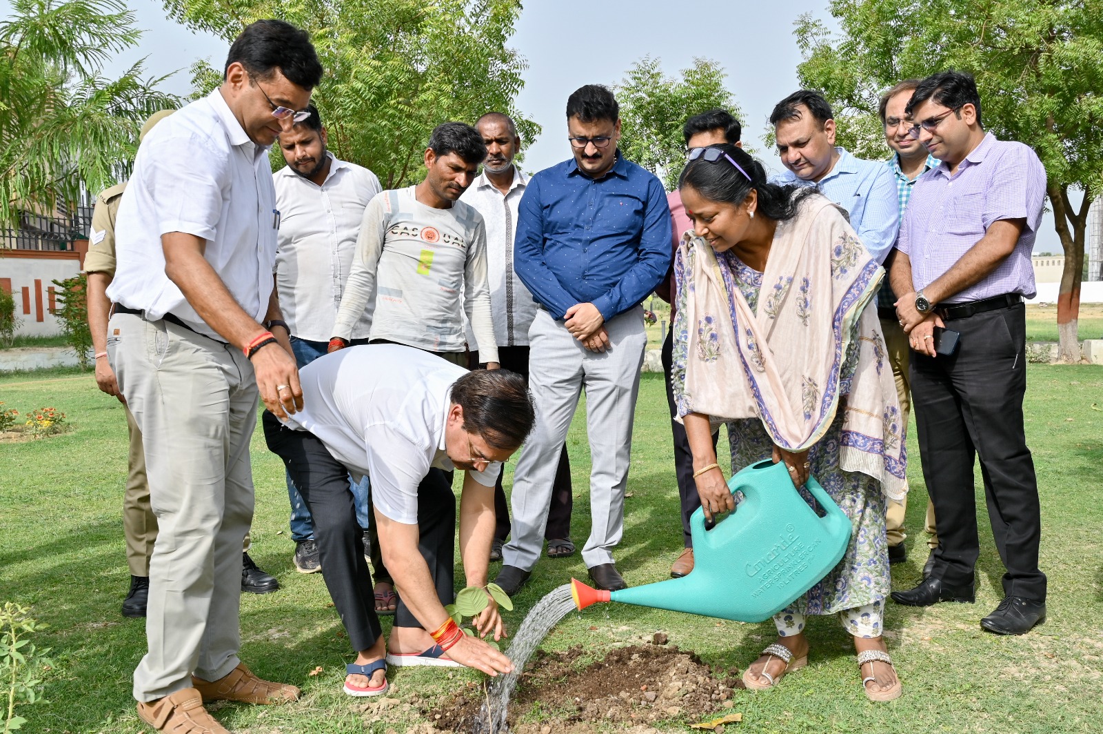Vice Chancellor Prof. JP Pandey said, it is our responsibility to plant trees to save the environment