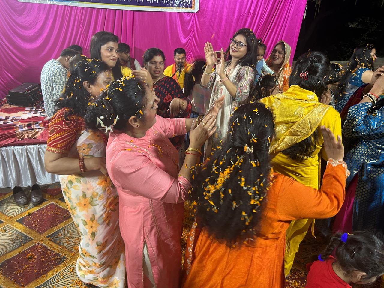 Holi Milan function organised by Resident Welfare Society Indira Nagar