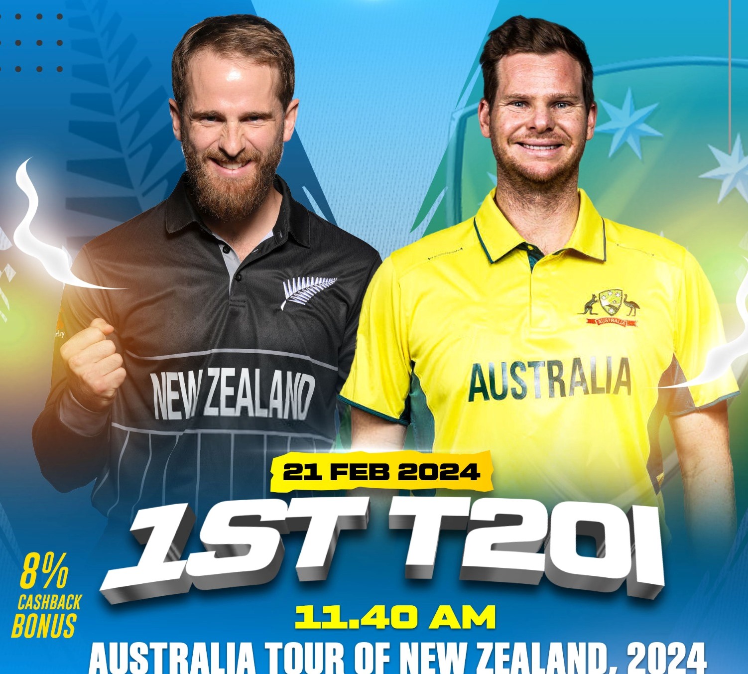 NZ vs AUS T20I : जानिए कहा खेला जायेगा New Zealand और Australia का पहला  T20I मैच 