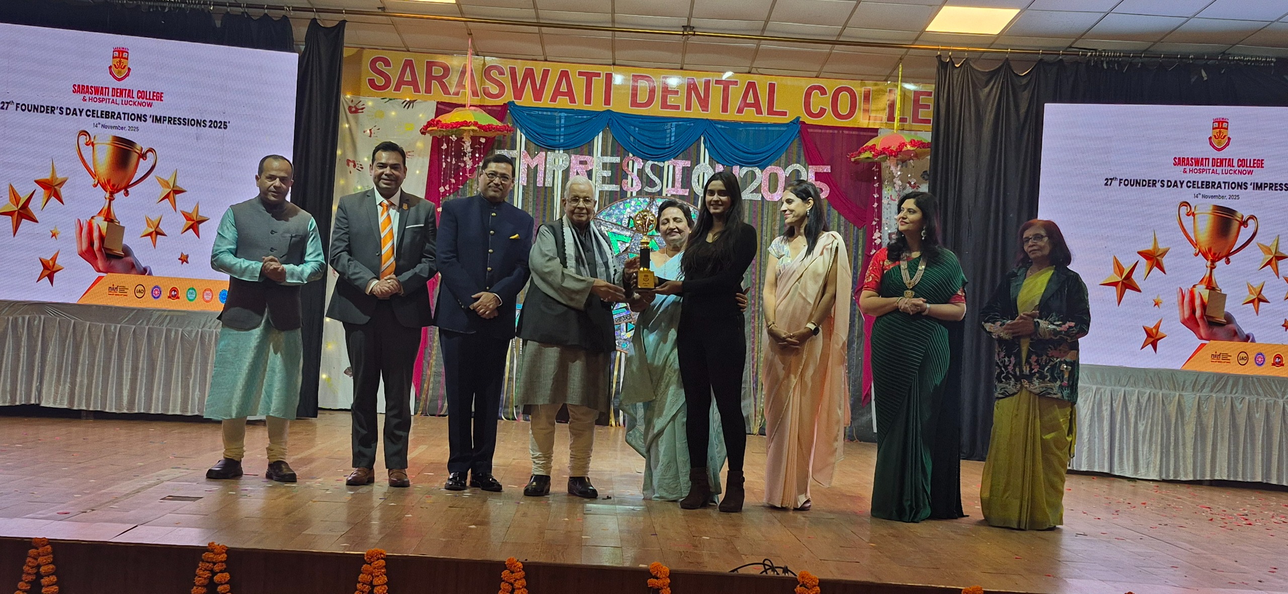 Saraswati Dental College & Hospital celebrates its 27th Founder's Day with great enthusiasm