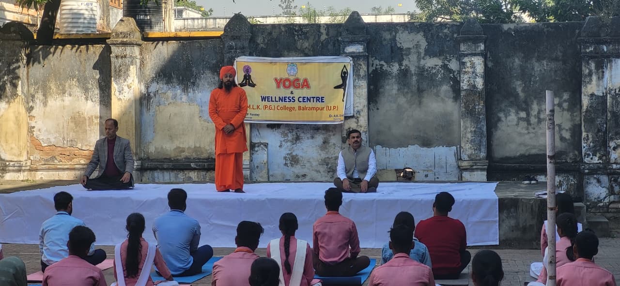 Workshop on "Yoga in Student Life" organized in MLKPG College