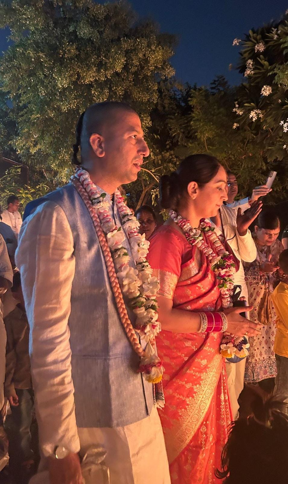 ISKCON Lucknow lit up with 1.25 lakh lamps