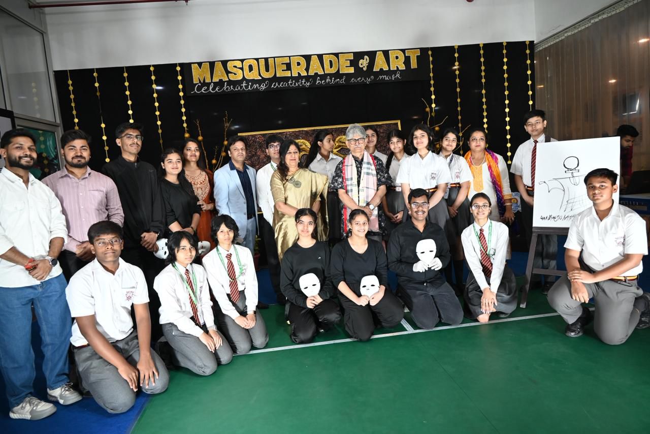 Jaipuria School Adorned with the Colors of Imagination; Children's Extraordinary Creativity Showcased at the &lsquo;Masquerade of Art&rsquo; Exhibition