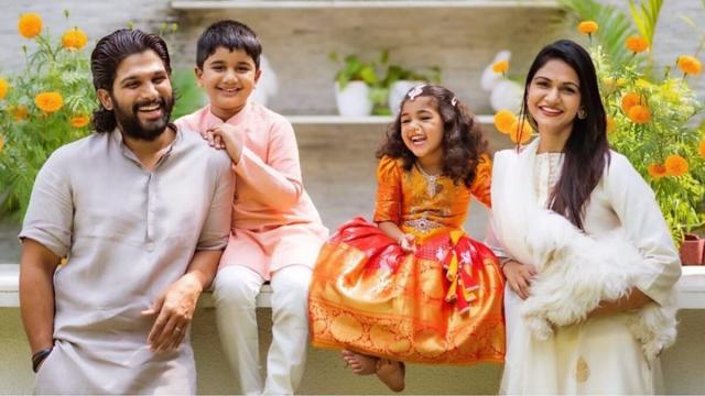 allu arjun ki family mein kaun kaun hai