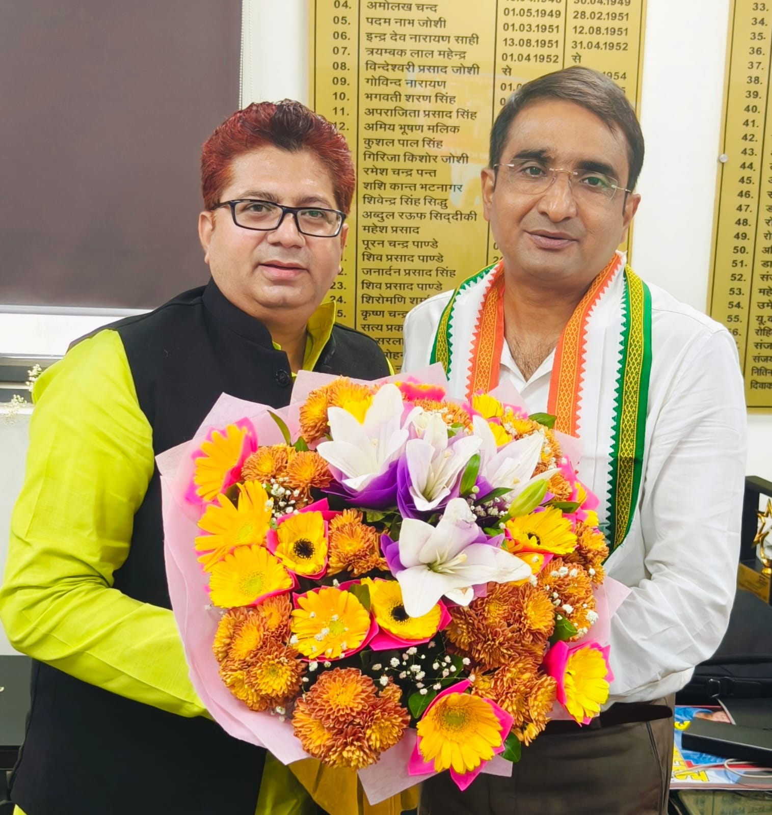 Information Director Vishal Singh's birthday celebrated with enthusiasm and respect