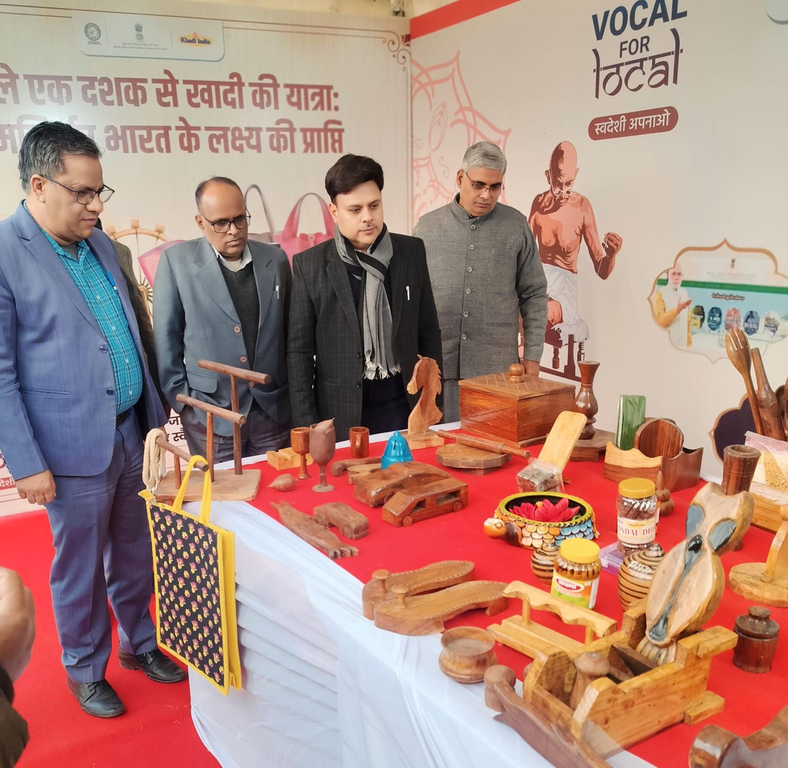Ten-day exhibition organized by Khadi and Village Industries Commission (KVIC) was inaugurated with great pomp