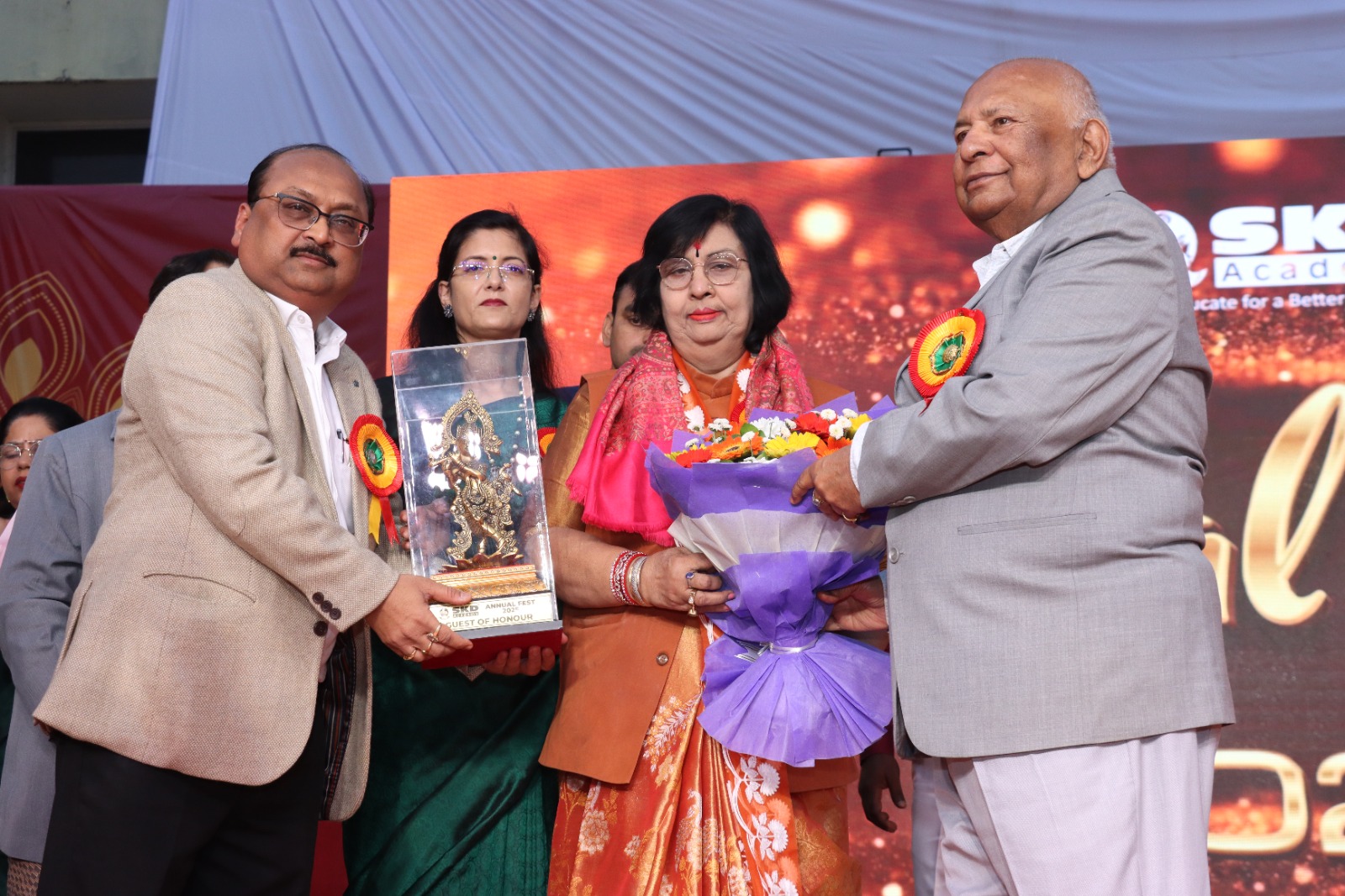 SKD Academy, Vrindavan Yojana celebrates annual festival with grand celebration; pays tribute on Martyrs' Day