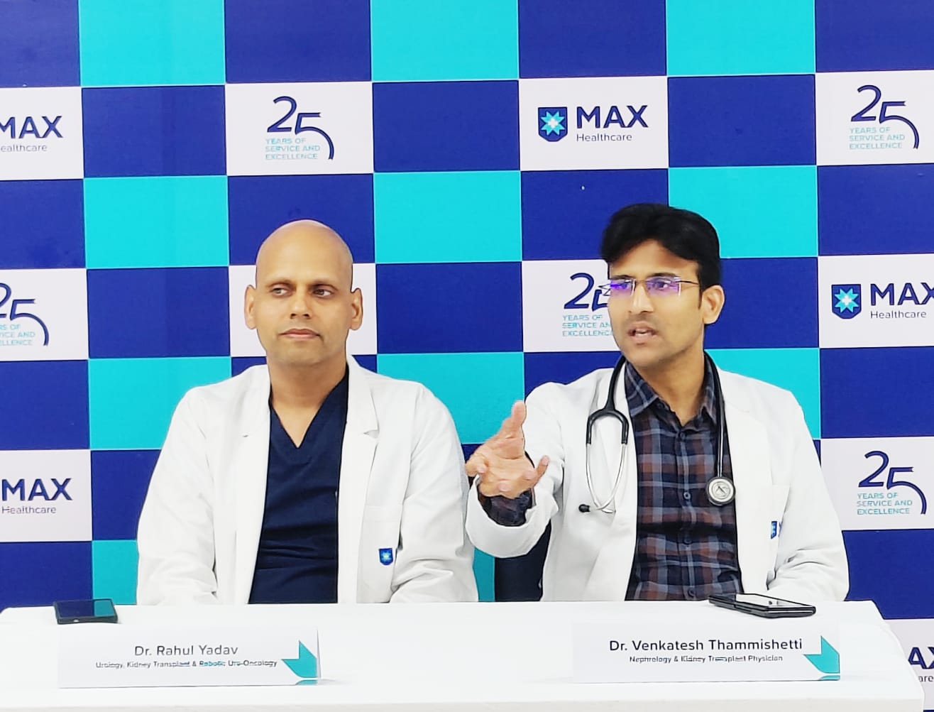 Doctors at Max Hospital, Lucknow Successfully Perform Complex Kidney Transplant on HIV-Positive Patient