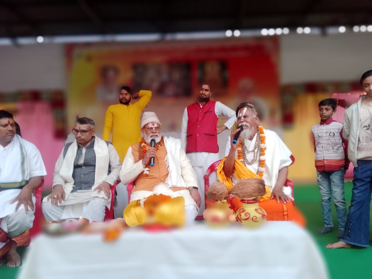 A grand event of Shrimad Bhagwat Katha Gyan Yagna was organized in Lucknow