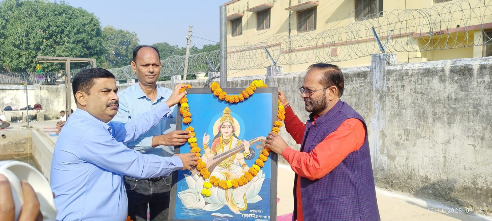 The five-day yoga training program concluded with a grand finale at MLK PG College.