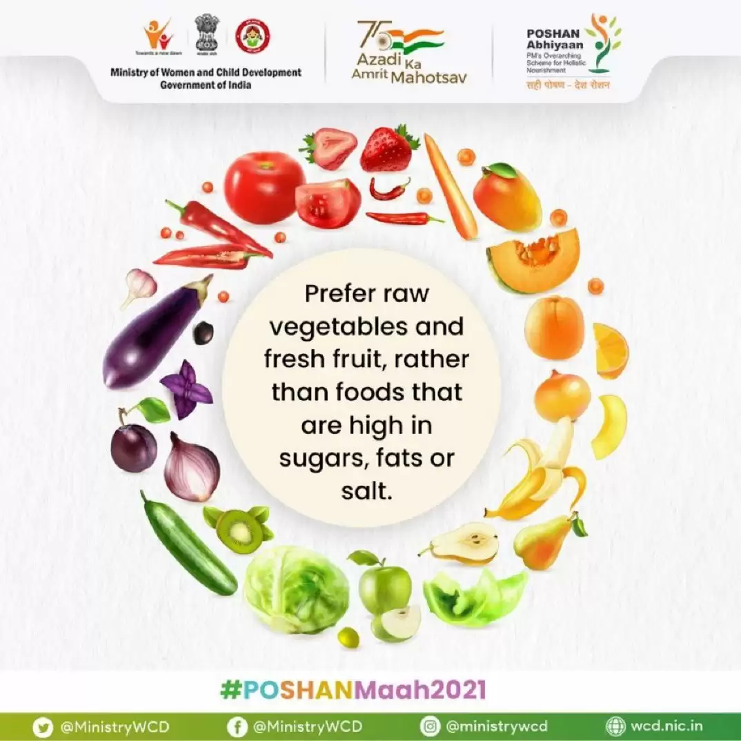 healthy lifestyle tips poshan mah