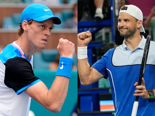 Miami Open Tennis 2024: मियामी ओपन के फाइनल में Jannik Sinner से भिड़ेंगे Grigor Dimitrov&nbsp;