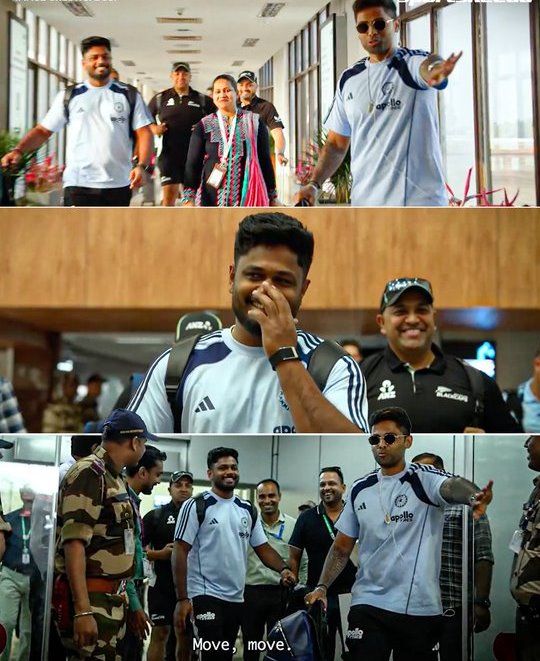 Suryakumar Yadav&ndash;Sanju Samson: होम ग्राउंड पर संजू, बॉडीगार्ड बने कप्तान सूर्या