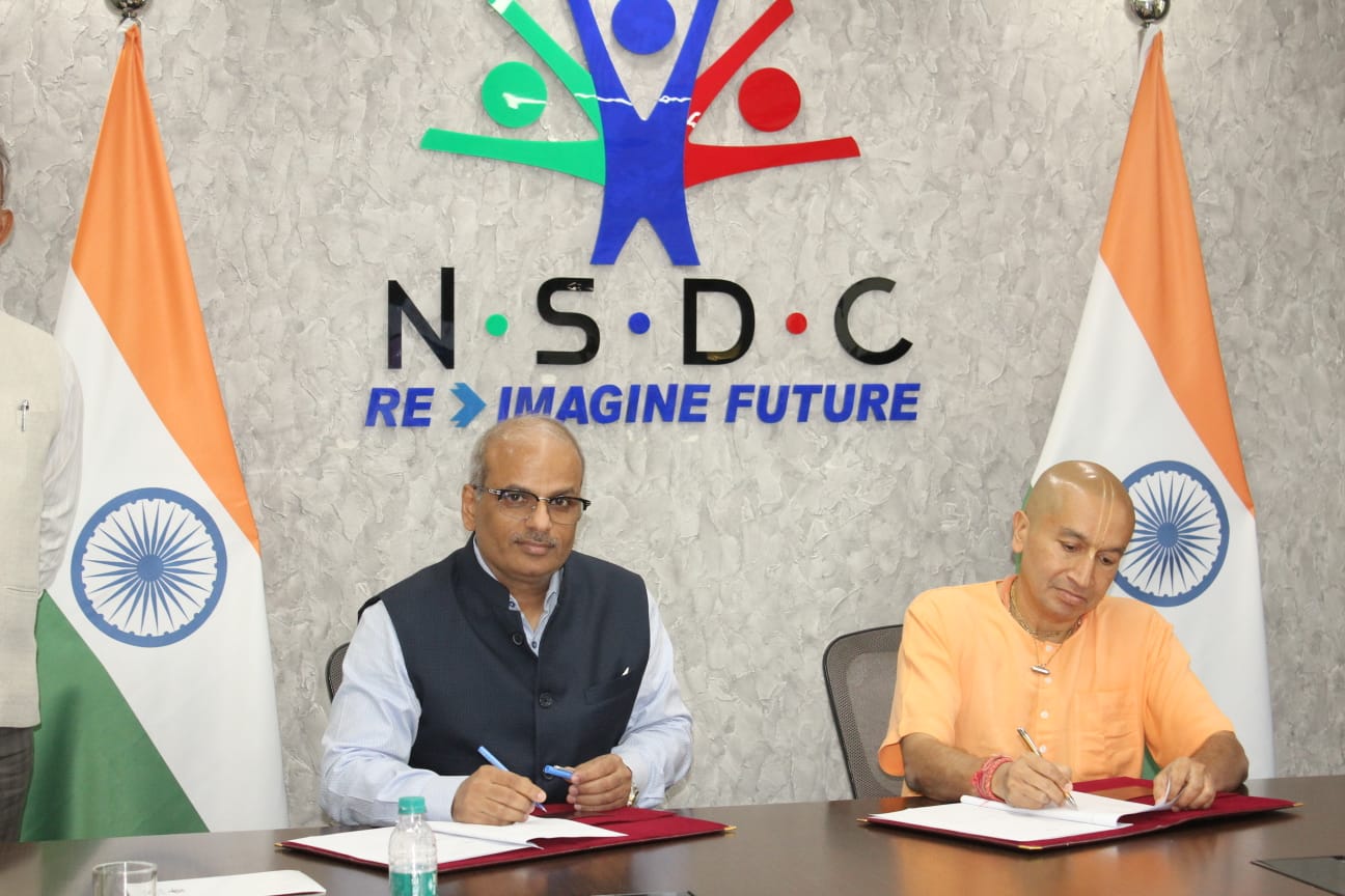 NSDC and ISKCON partner to skill tribal and marginalized youth across India