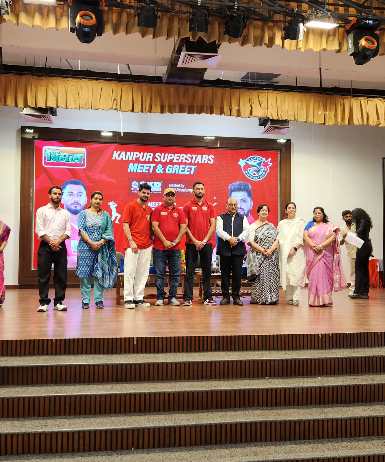 Inspirational meet-up session organized with Kanpur Superstars team at SKD Academy