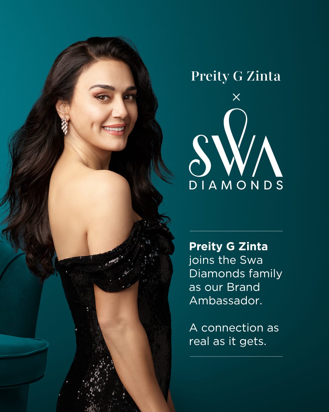 प्रीति  ज़िंटा बनीं स्व डायमंड्स की नई ब्रांड एंबेसडर