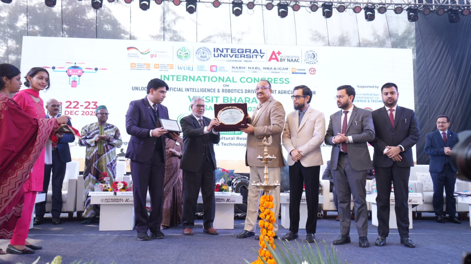 Integral University Inaugurates International AI & Robotics Agriculture Congress, Strengthens Viksit Bharat Vision