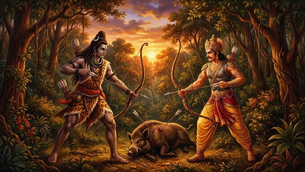 Kirateshwar Mahadev Katha: भगवान शिव ने क्यों धारण किया था शिकारी का रूप? जानिए अर्जुन और महादेव के भीषण युद्ध व 'पाशुपतास्त्र' प्राप्ति की रोचक कथा