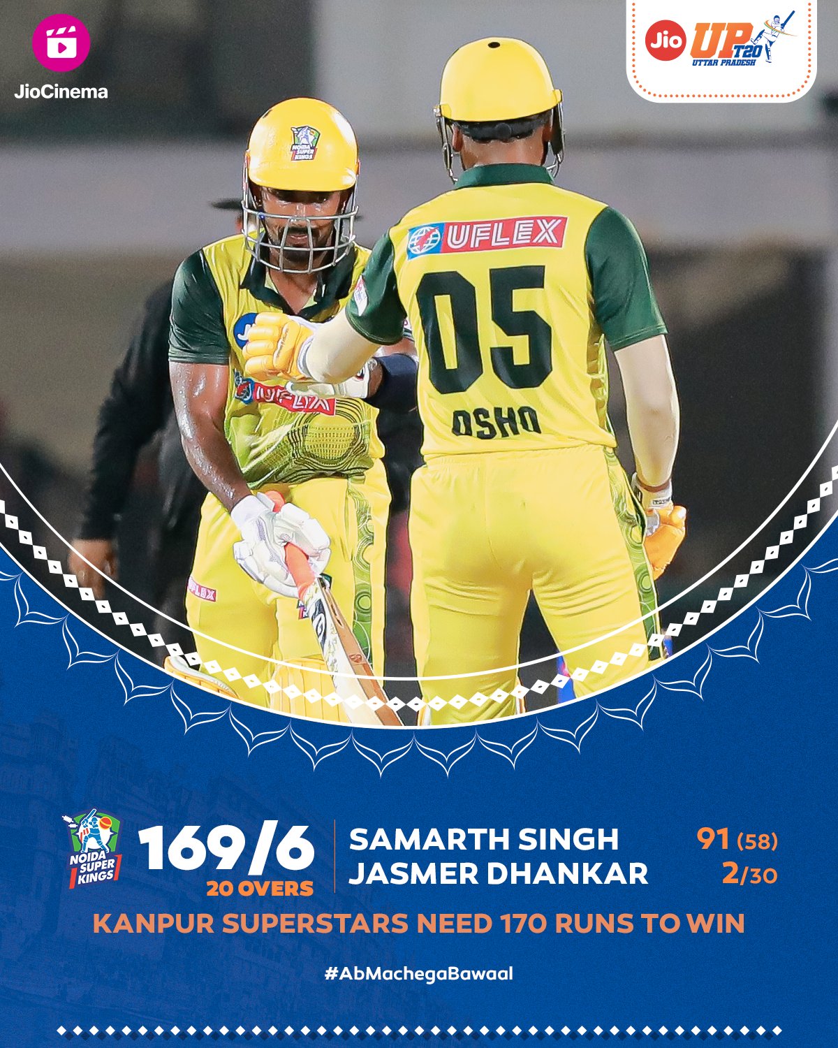 T20 League   Noida vs Kanpur Super Star