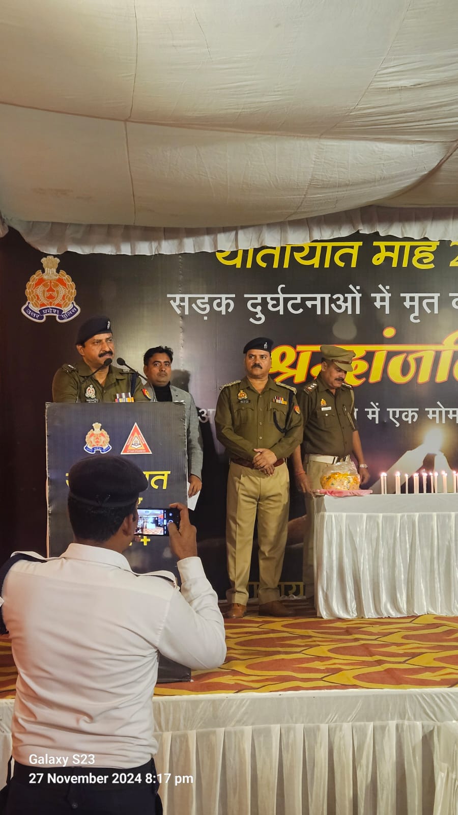 Tributes paid to those who died in road accidents