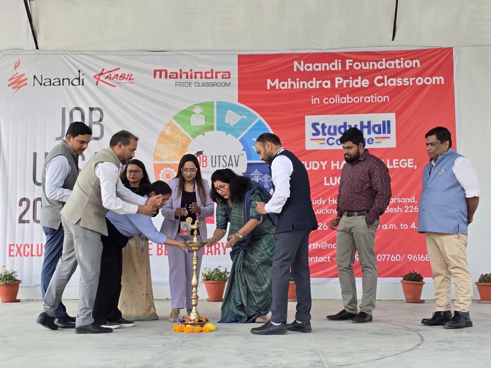 Study Hall College hosts Job Utsav 2026, connects 500+ students with top recruiters