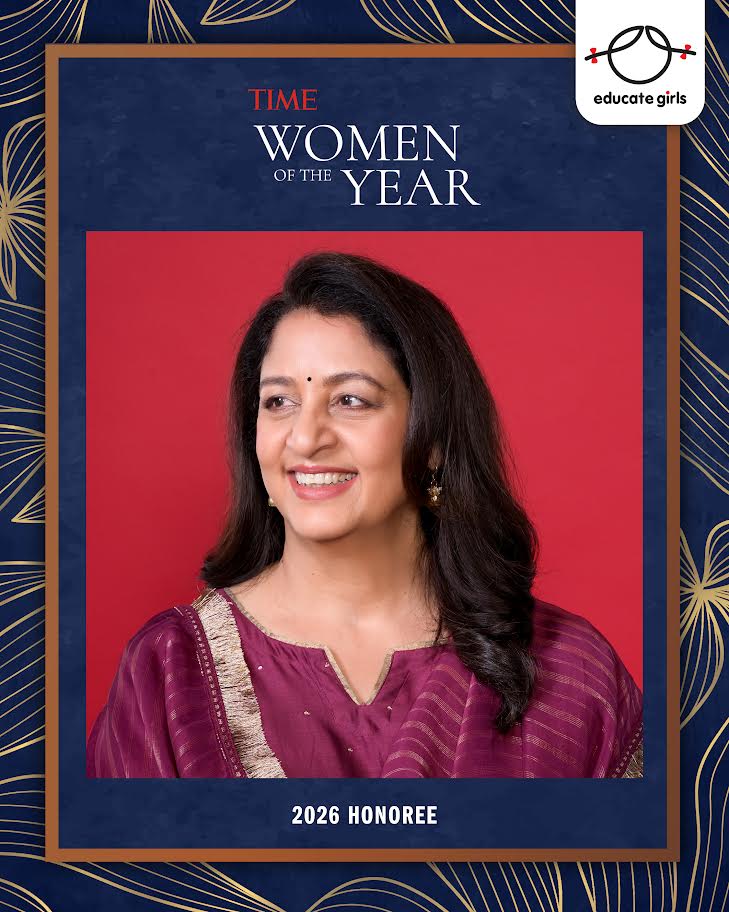 एजुकेट गर्ल्स की संस्थापक सफीना हुसैन &lsquo;टाइम वुमन ऑफ द ईयर 2026&rsquo; में शामिल