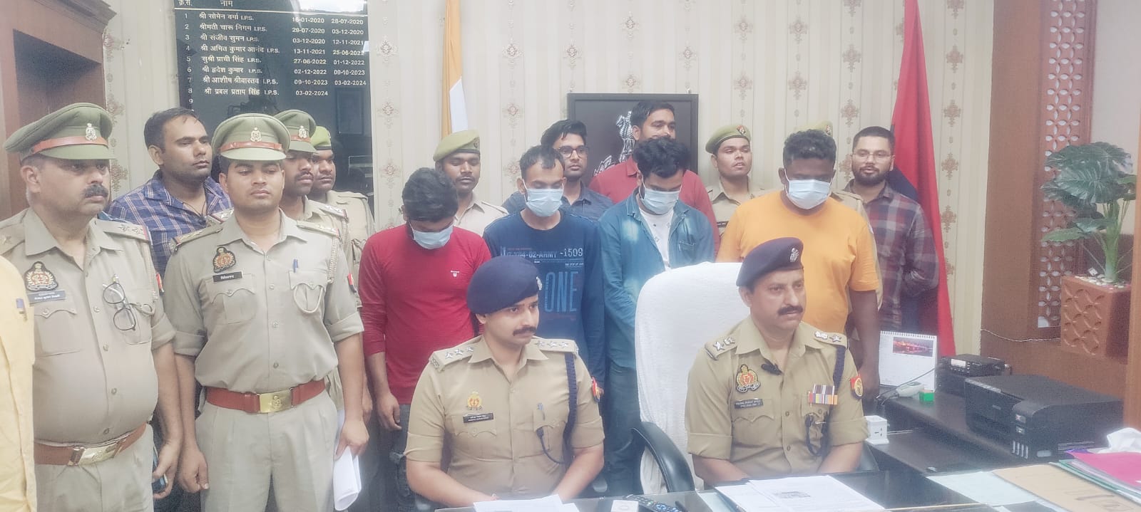 Four vicious accused/members including gang leader of theft gang arrested