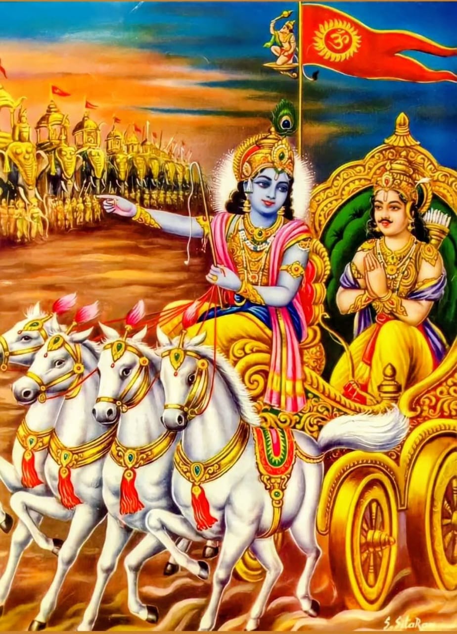 The clever charioteer: Krishna's skill and Karna's snake arrow