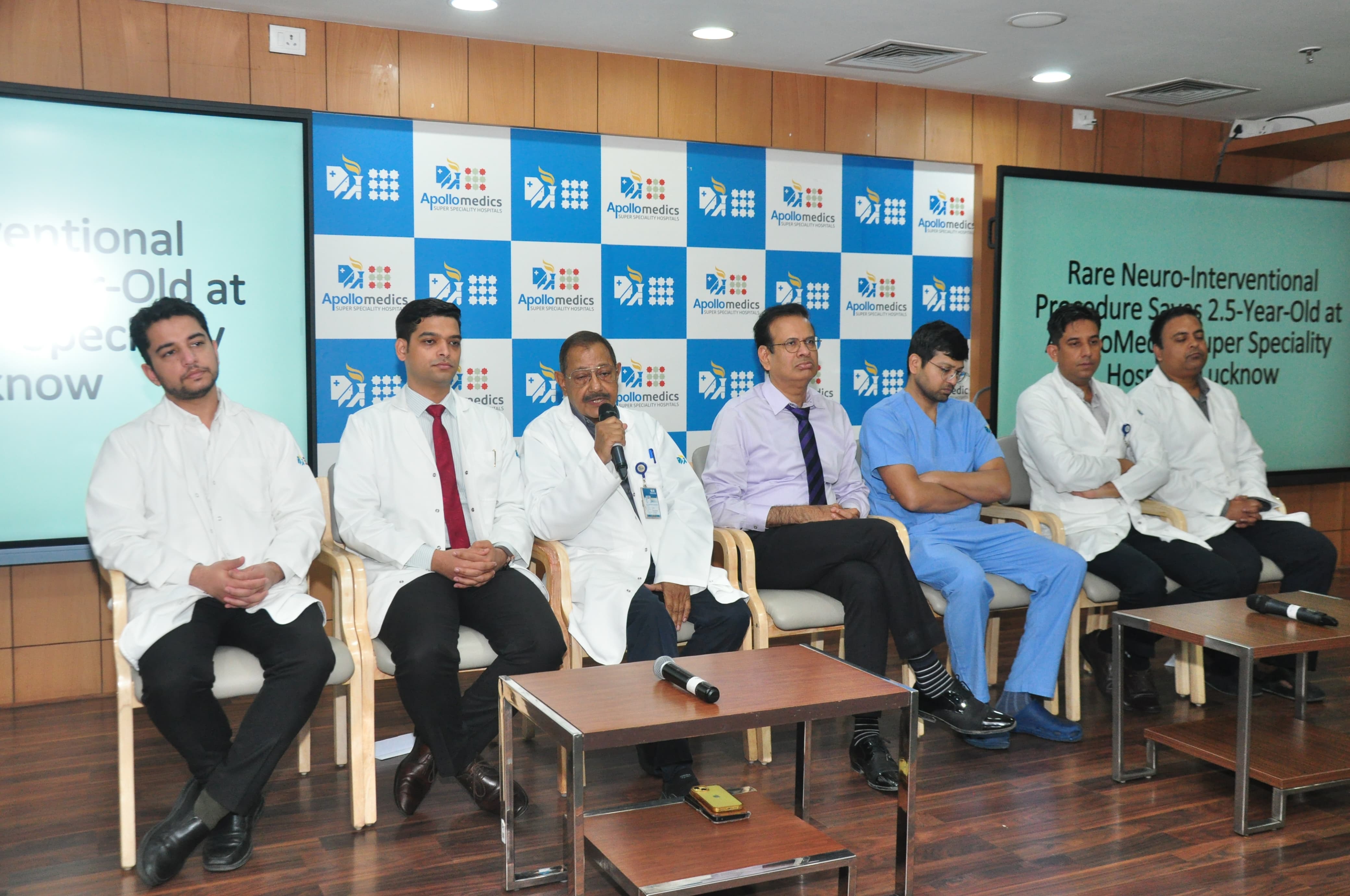 दुर्लभ न्यूरो-इंटरवेंशनल प्रक्रिया से ढाई वर्ष की बच्ची को मिल नया जीवन