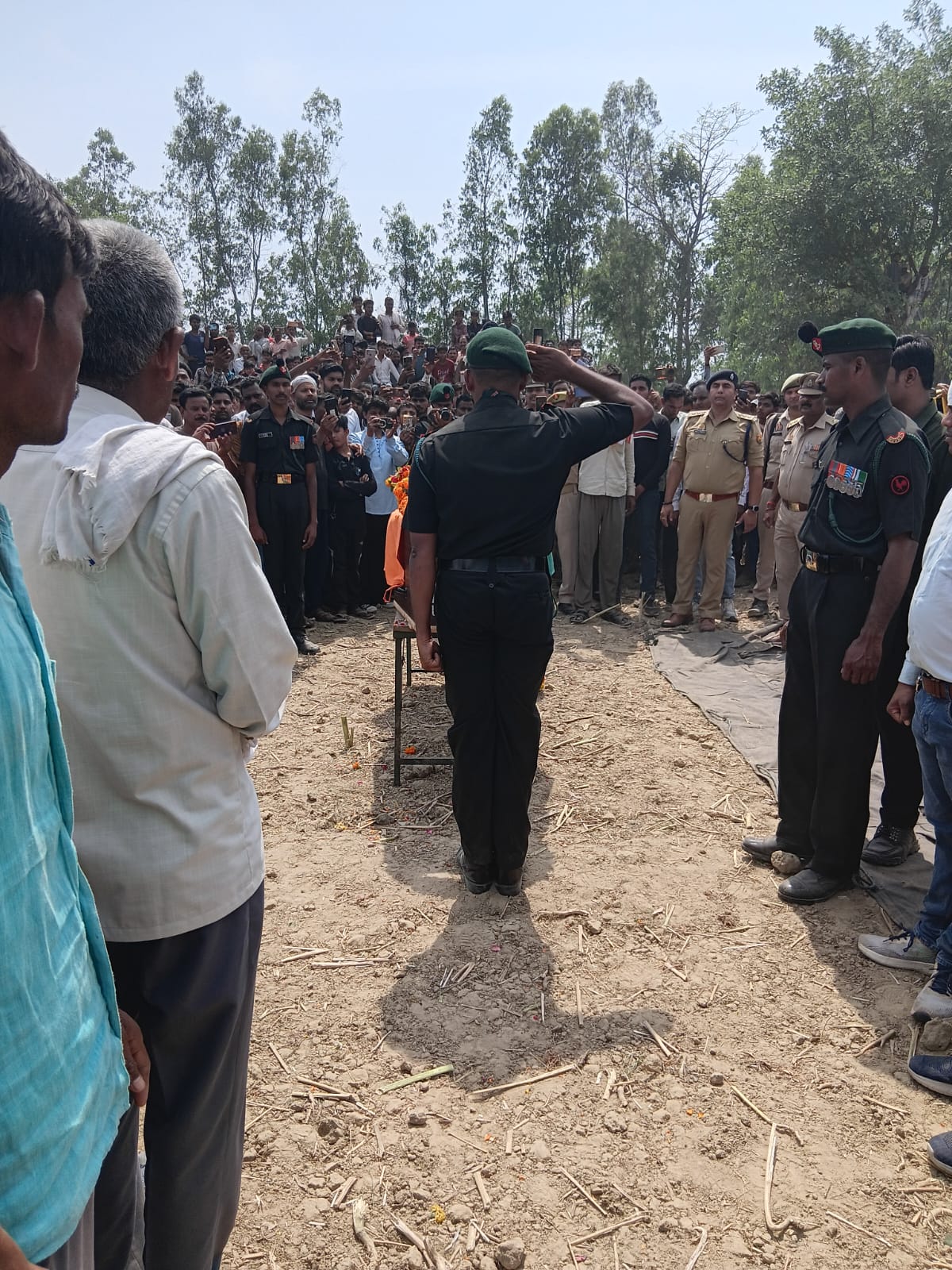 A final farewell to immortal martyr Agniveer Indrajit Gupta with military honours