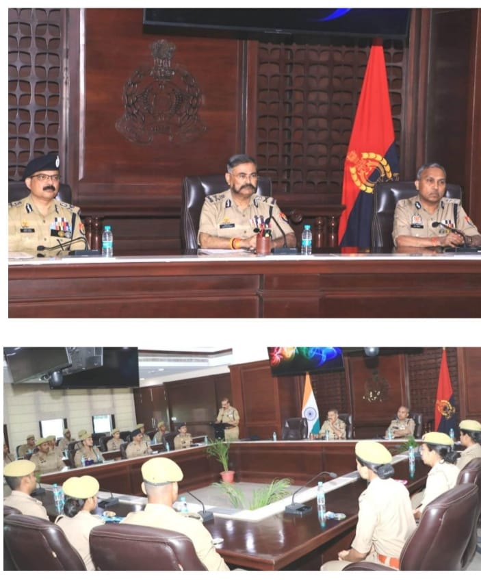 Director General of Police, Uttar Pradesh met the skilled players of Uttar Pradesh Police who performed excellently in various competitions.