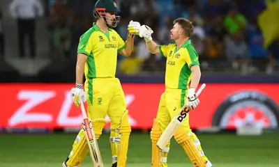 Mitchell Marsh David Warner