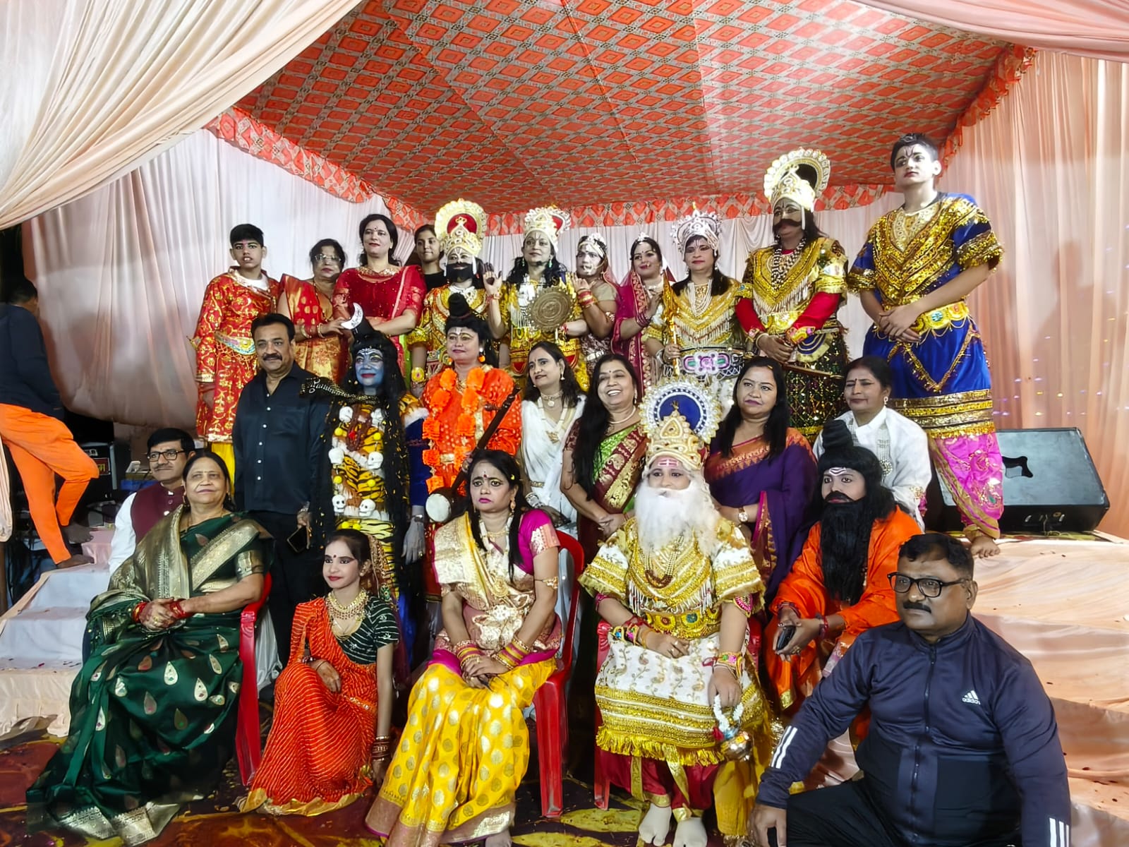 भगवान् भोले नाथ की लीलायों का अभिनय,मंचन किया गया