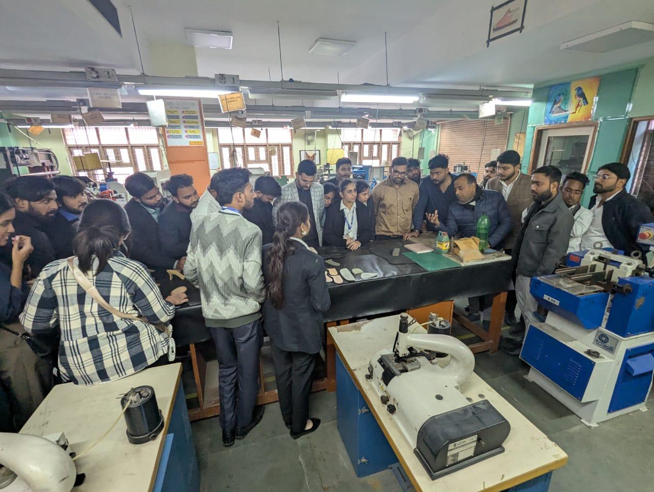 IMS students learn production process of footwear design during industrial visit to FDDI