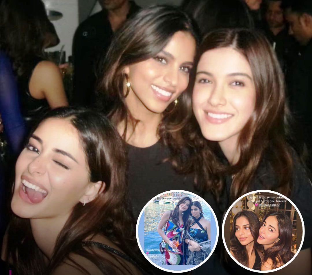 Suhana Khan Birthday Wish by Ananya Panday