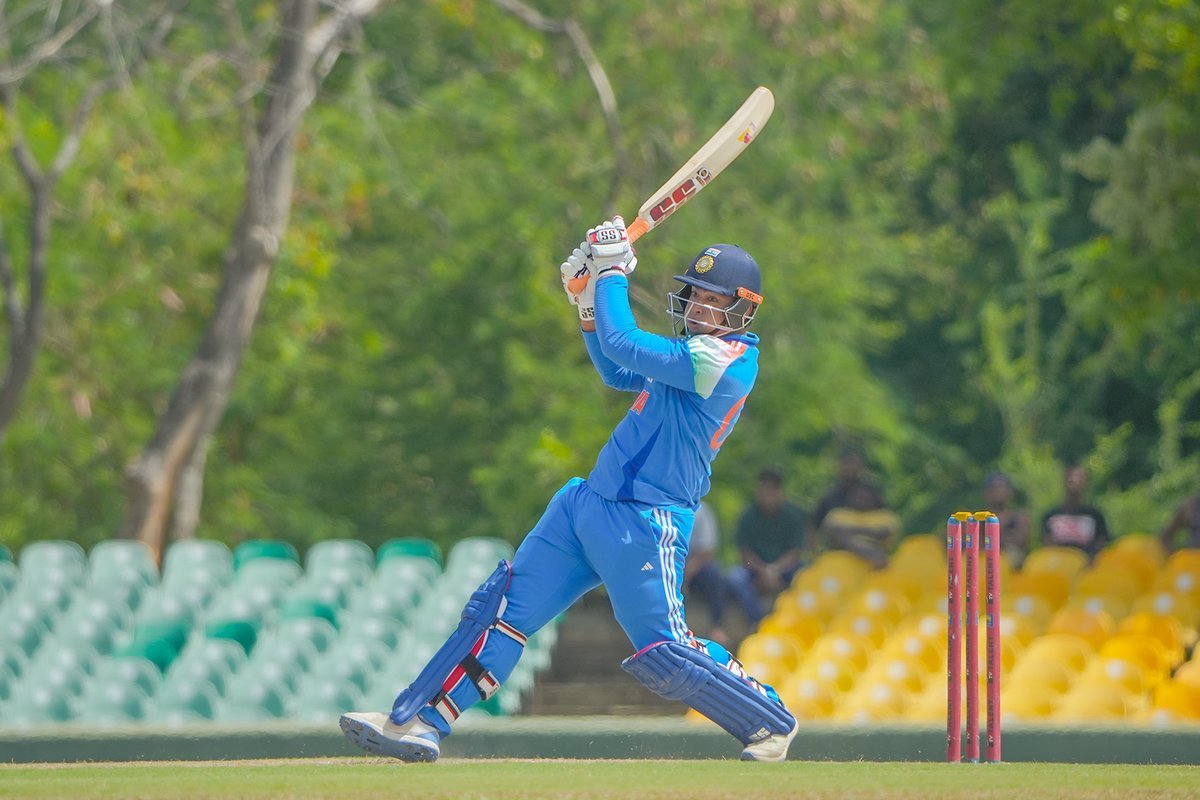 वैभव सूर्यवंशी का ट्राई-सीरीज में धमाका: फाइनल में खेली 94 रनों की तूफानी पारी, 5 मैचों में जड़े इतने चौके-छक्के