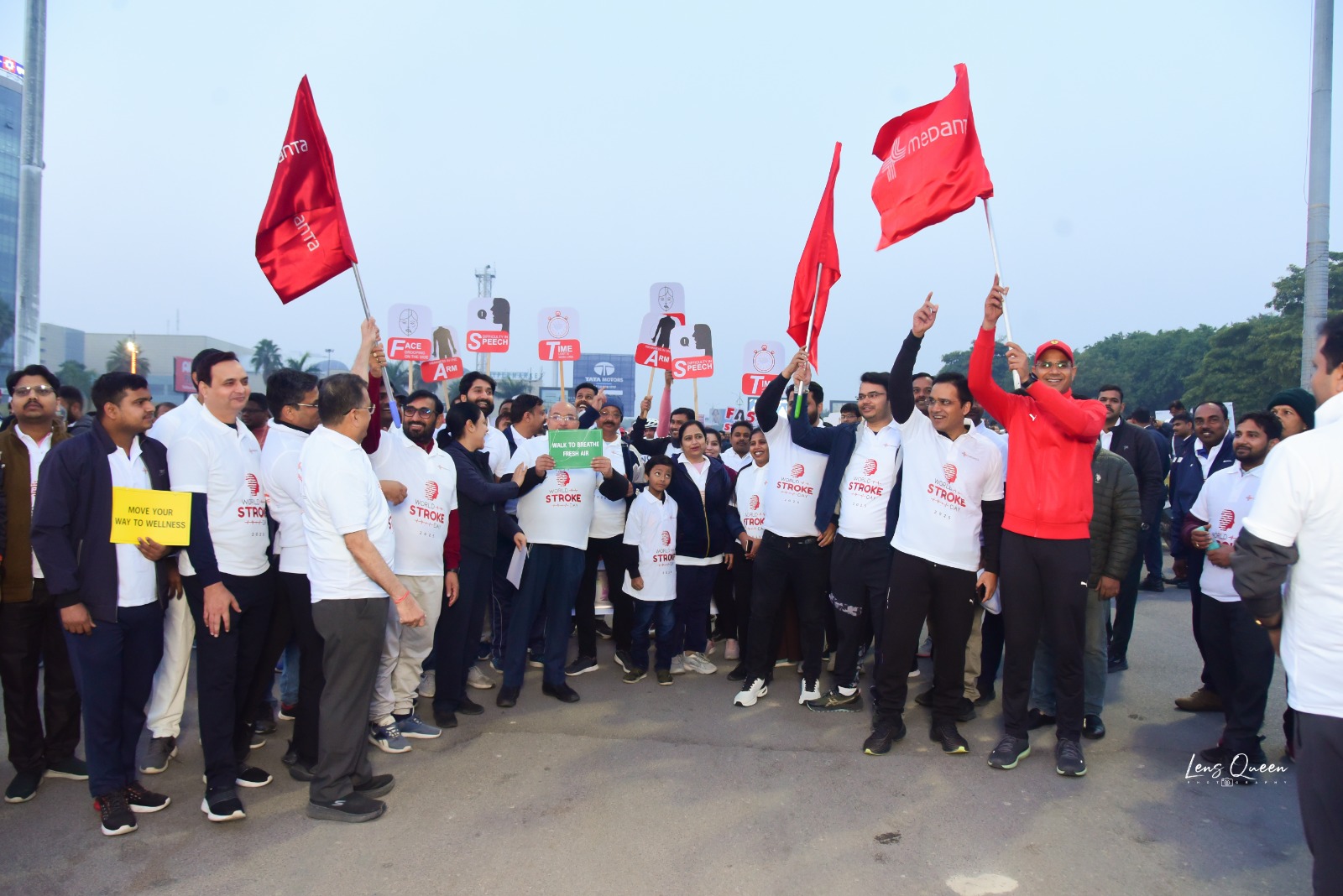 Medanta organises 3km walkathon for stroke awareness, attracts over 700 participants