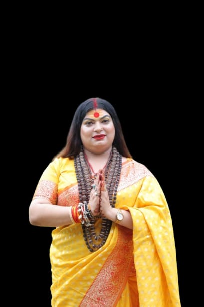 Mahamandaleshwar Swami Dr. Vaishnavi Jagdamba Nandgiri Ji became the International President (Transgender Cell) of Rashtriya Yuva Vahini National Volunteer BJP.
