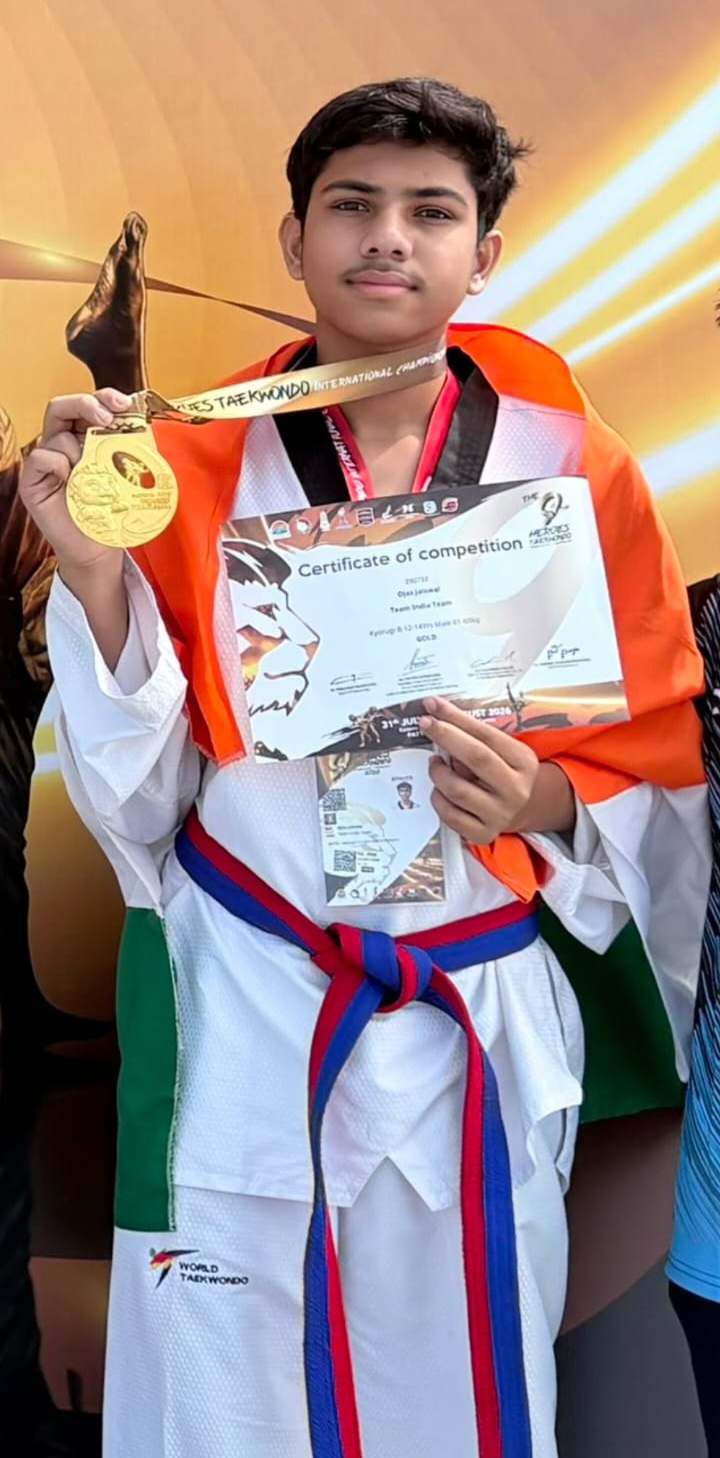 32 देशों के बीच लखनऊ के ओजस जायसवाल ने जीता गोल्ड, थाईलैंड में भारत का बढ़ाया मान
