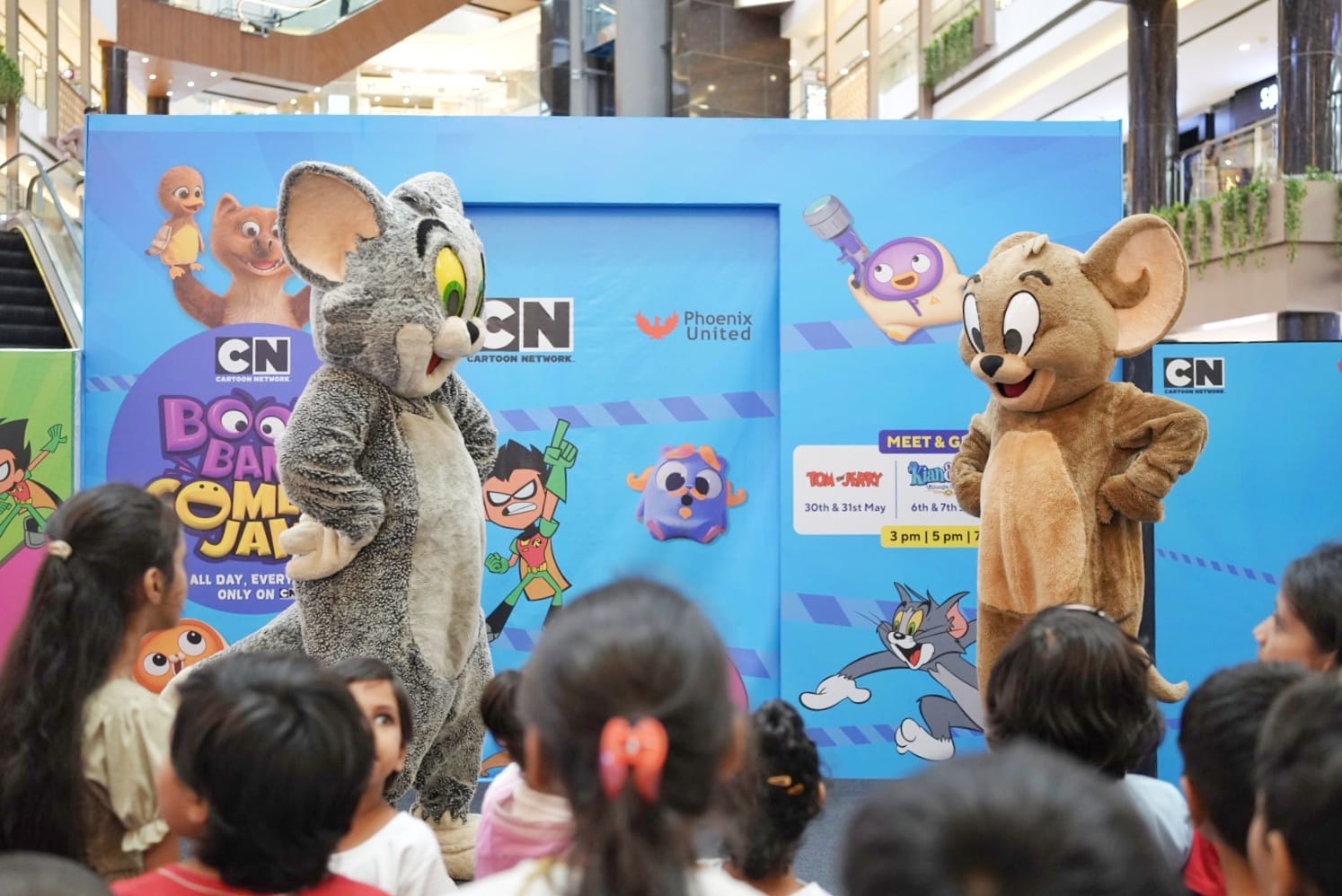 Cartoon Network characters are making children's holidays fun at Phoenix United.