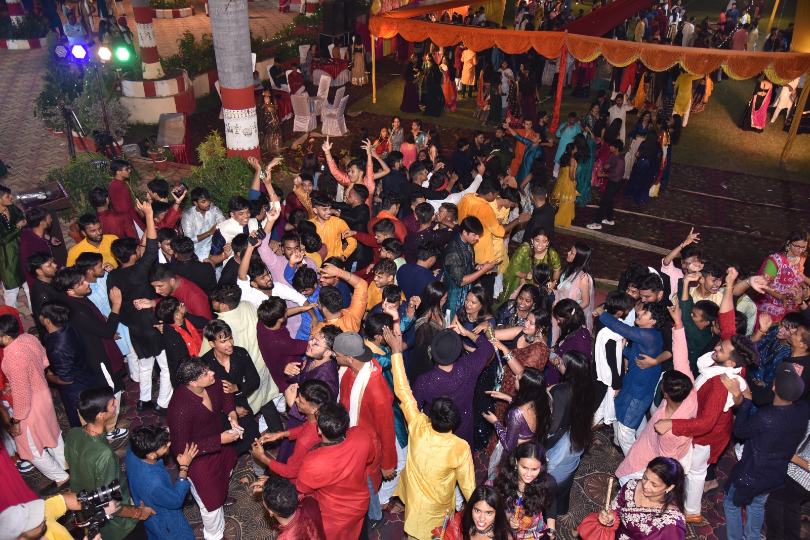 A glimpse of Indian culture seen in Dandiya Nights at IMRT