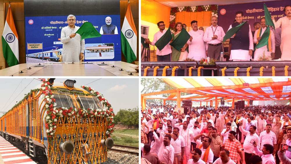 A Major Rail Gift for Purvanchal: Ashwini Vaishnaw Flags Off New Daily Train Service on the Dohrighat-Mau-Aunrihar Route
