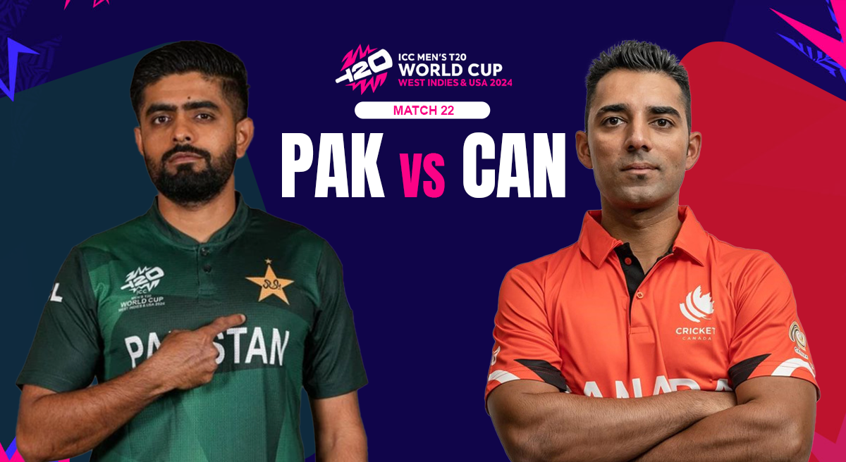 PAK vs CAN T20 World Cup 2024 news update In hindi : कनाडा  खिलाफ क्या टी-20 विश्व कप  में पाकिस्तान का खुल पायेगा खाता
