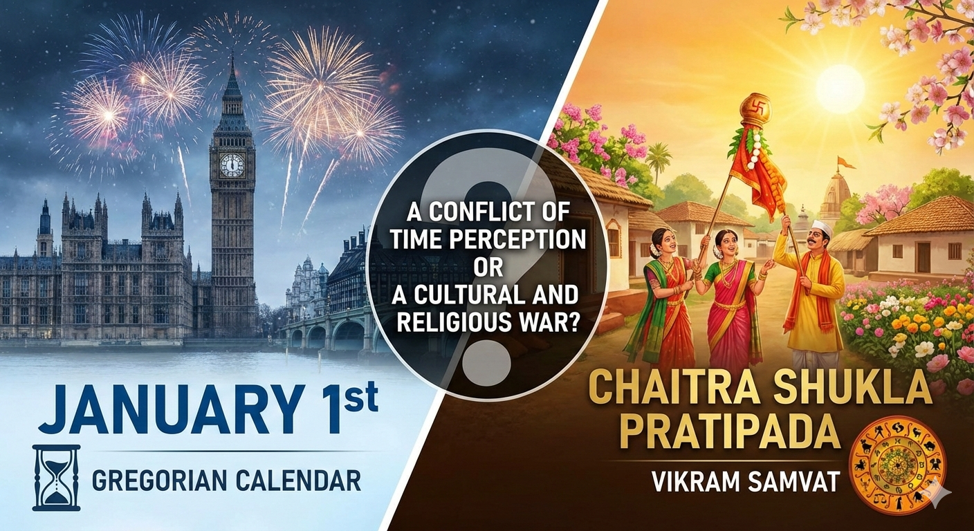 January 1st versus Chaitra Shukla Pratipada: A conflict of time perception or a cultural and religious war?