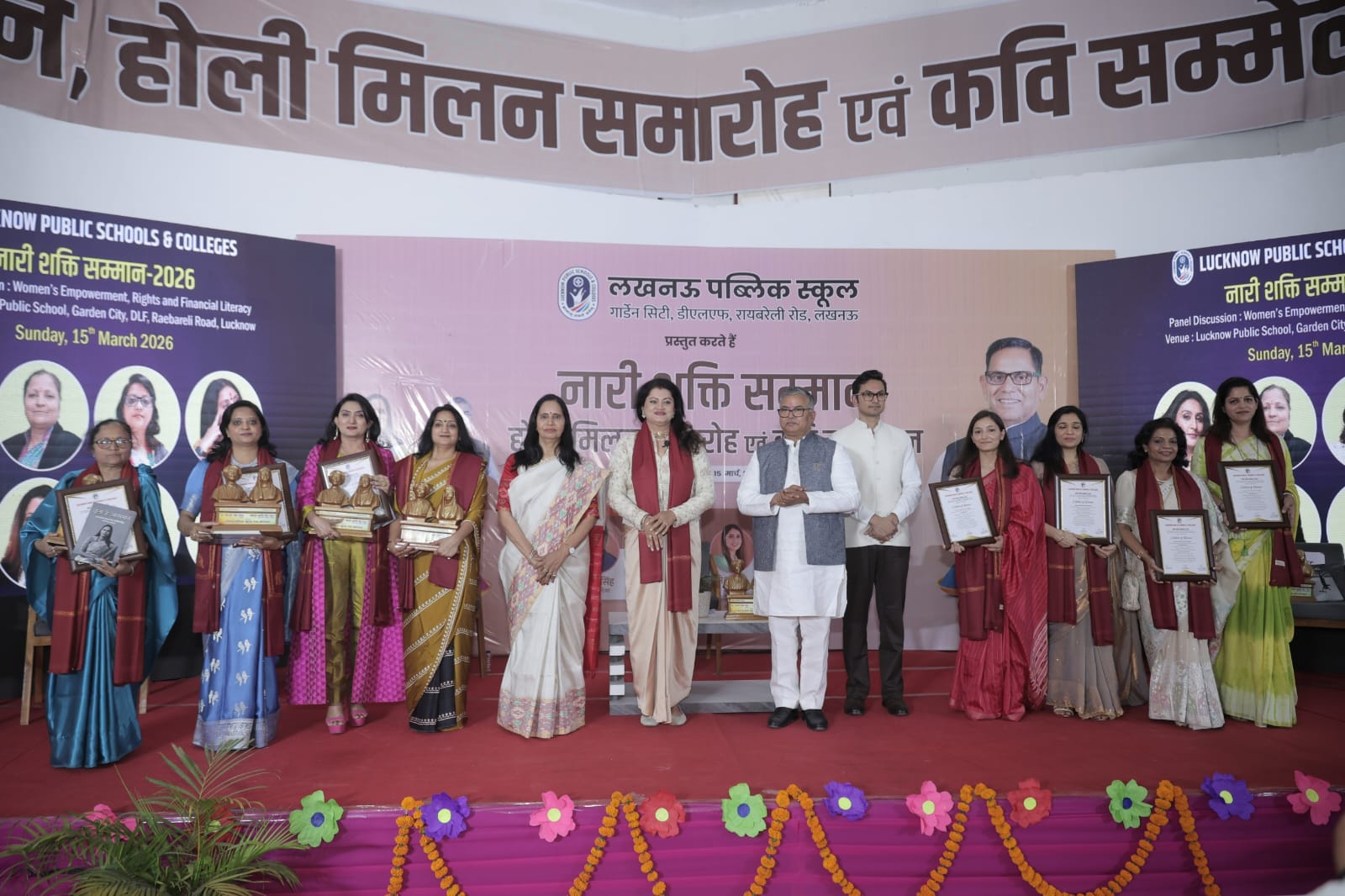 A grand celebration of &ldquo;Nari Shakti Samman&rdquo; was organised at Lucknow Public School Garden City, where 52 women were honoured.