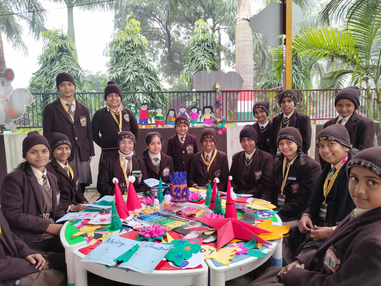 'Merry Christmas' was celebrated with great enthusiasm at Pioneer Public School and College, Balrampur.